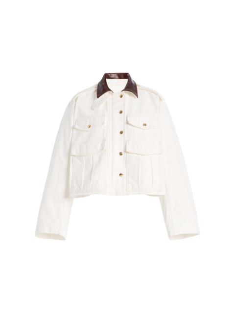 The Henderson Canvas Jacket white