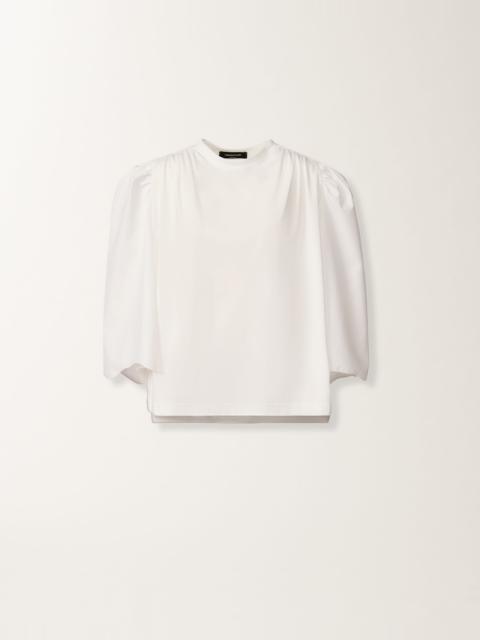 Optical white jersey T-shirt