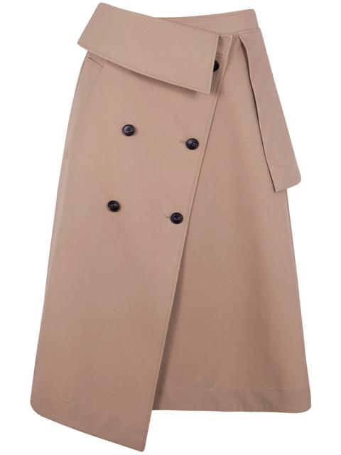 Deconstructed Trench Skirt