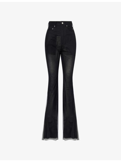 Bolan Mesh Bootcut Trousers