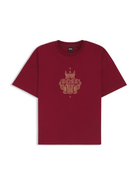 LOGO-ARTWORK T-SHIRT IN COTTON JERSEY