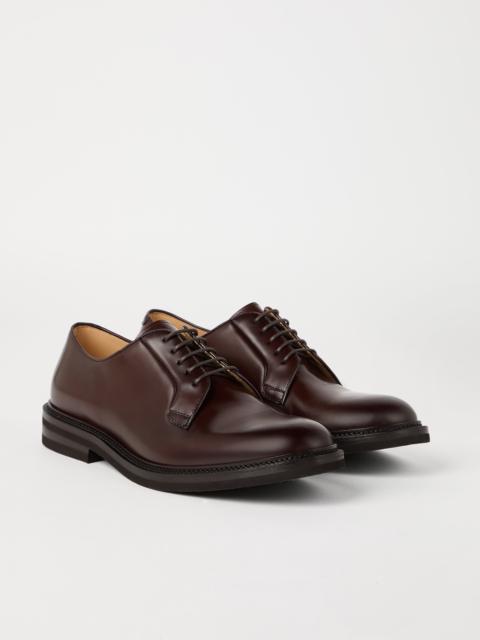 Aged calfskin Derbys