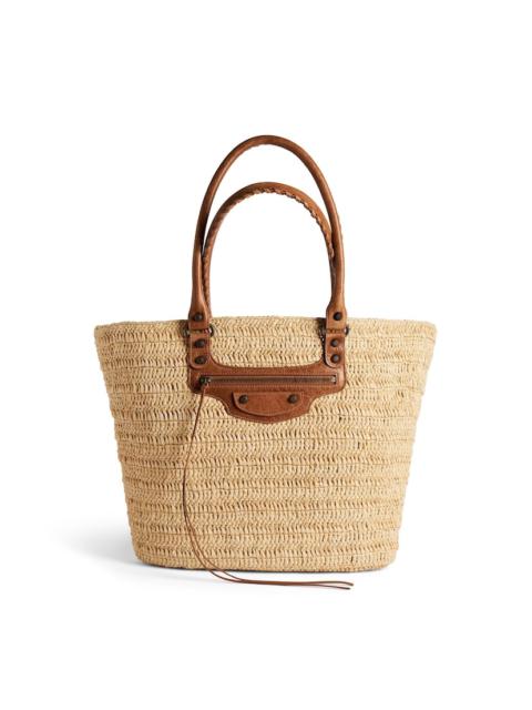 Women's Le City Medium Basket in Natural/camel