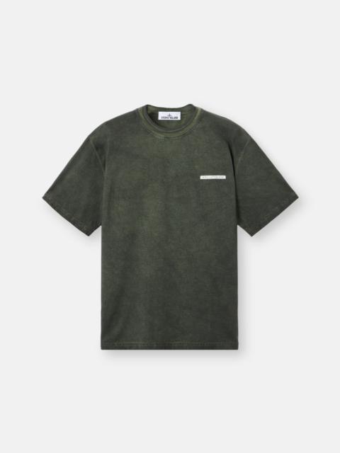 2100002 ORGANIC COMBED COTTON JERSEY 'VELO' EFFECT