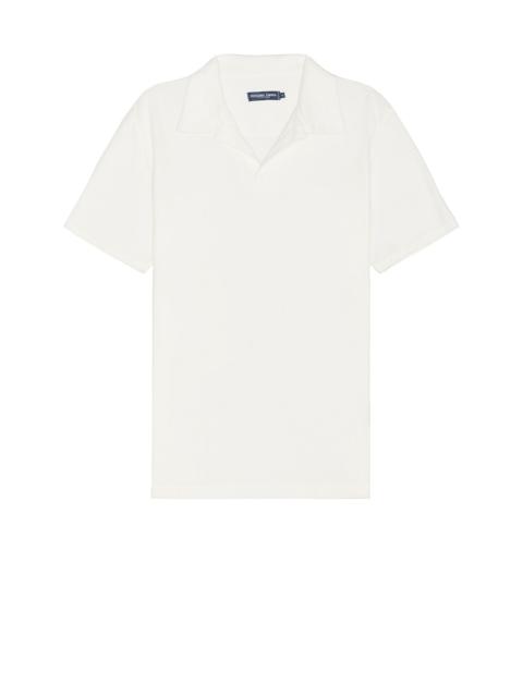 Faustino Terry Cotton Blend Short Sleeve Polo