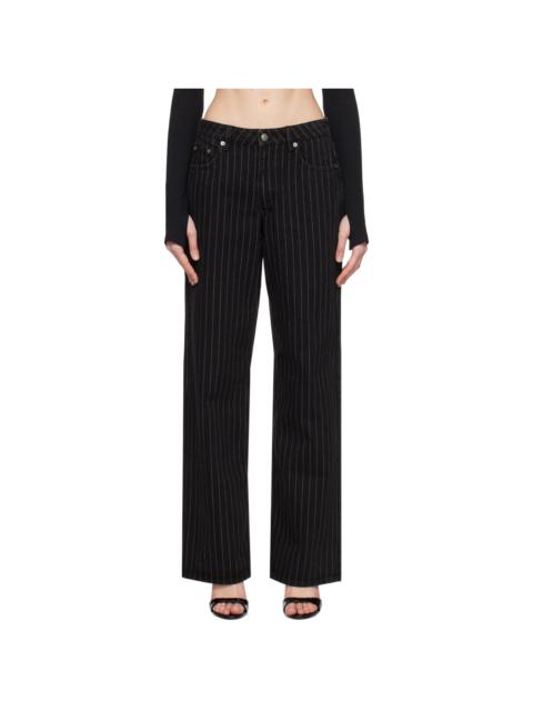 Black Low Rider Jeans