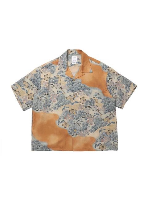 CROSBY SHIRT S/S JACQUARD (SILK) BROWN