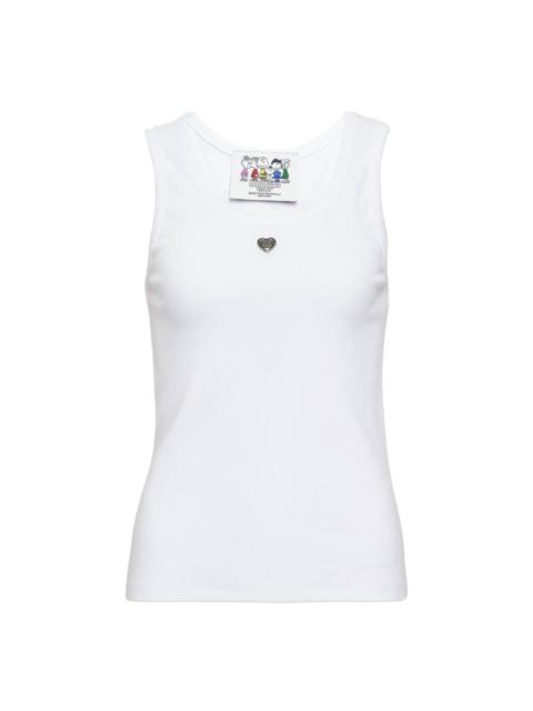 Heart Pendant Sleeveless T-Shirt