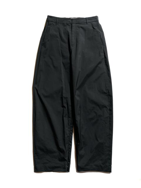 Taffeta Curved Leg Pants Black