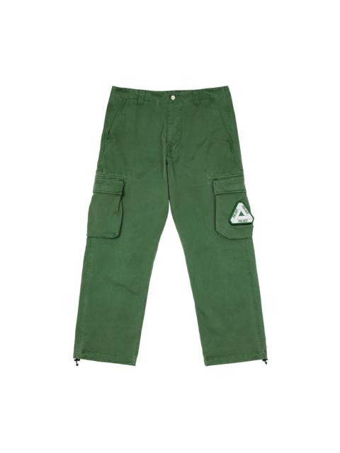 GARMENT DYED CARGO TROUSER OLIVE
