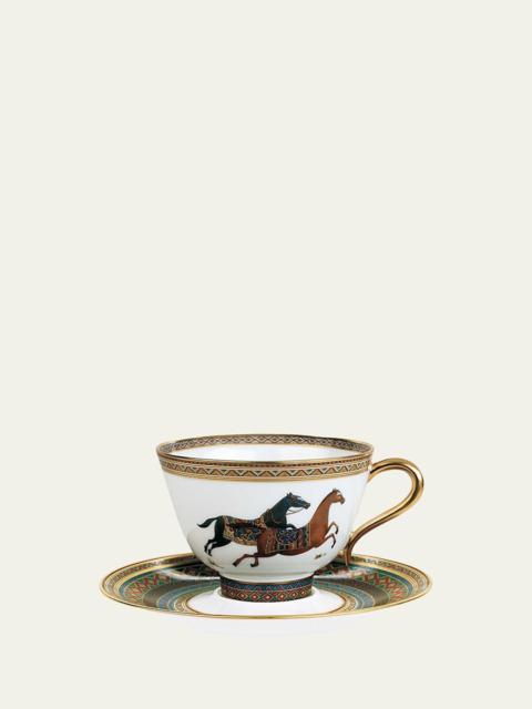 Cheval D'Orient Tea Cup & Saucer