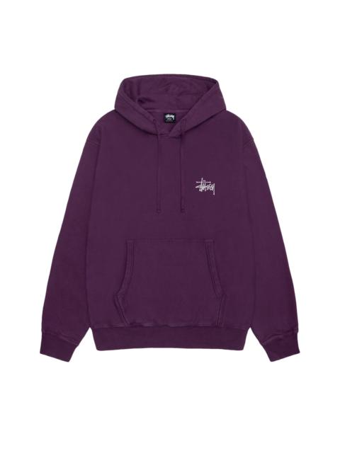 Stussy Pigment Dyed Built Tough Hoodie 'Purple'