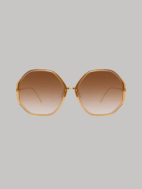 THE ALONA | OVERSIZED SUNGLASSES IN BROWN FRAME (C7)