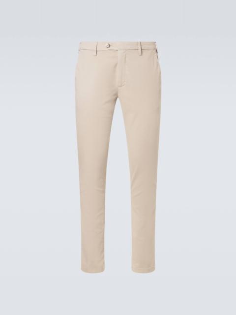 Cotton straight chinos
