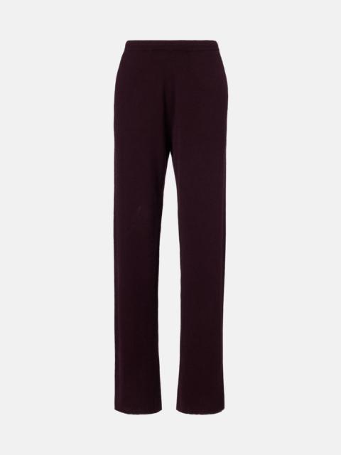 Rush cashmere-blend straight pants