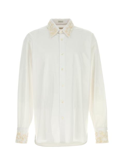 White poplin shirt