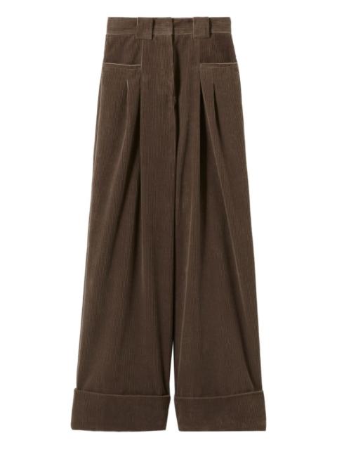 pleated trousers