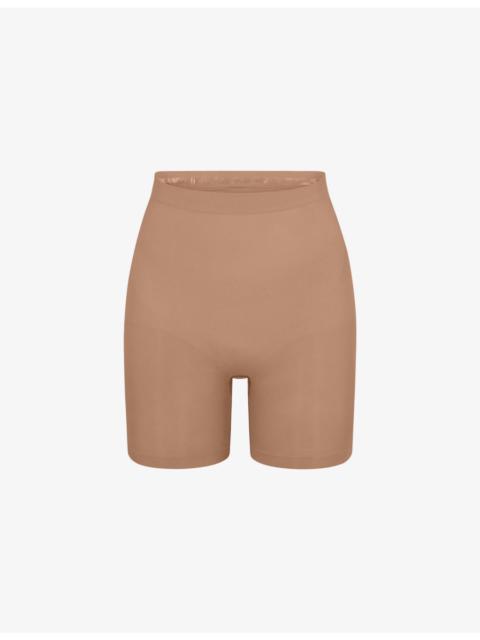 Sculpt fitted stretch-woven shorts