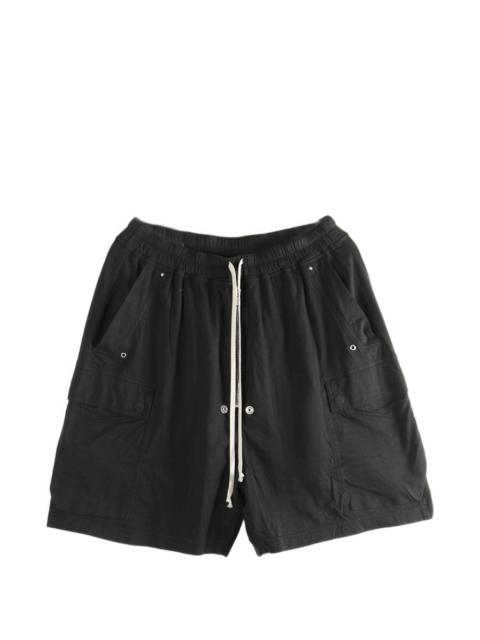 drawstring-fastening cargo shorts