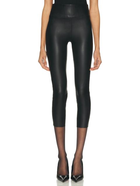 Capri Leather Pants