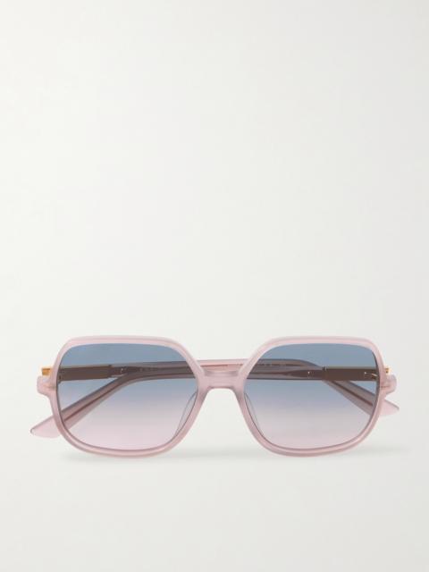 Judy Round-frame Acetate Sunglasses