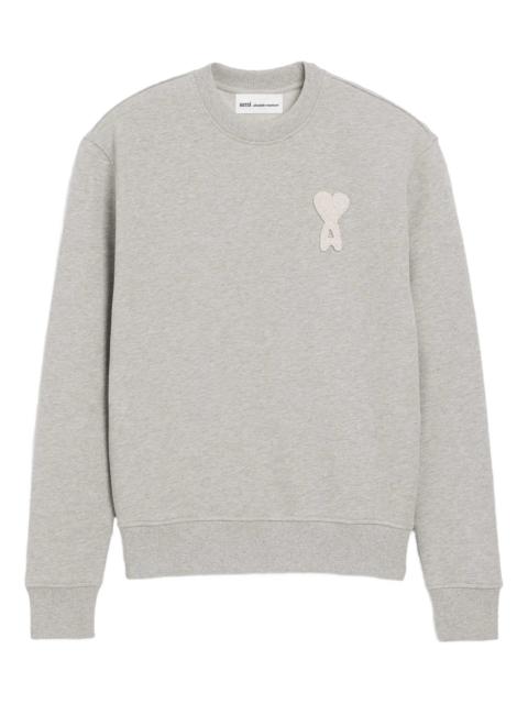 Ami Paris Ami De Coeur Logo-patch Sweatshirt