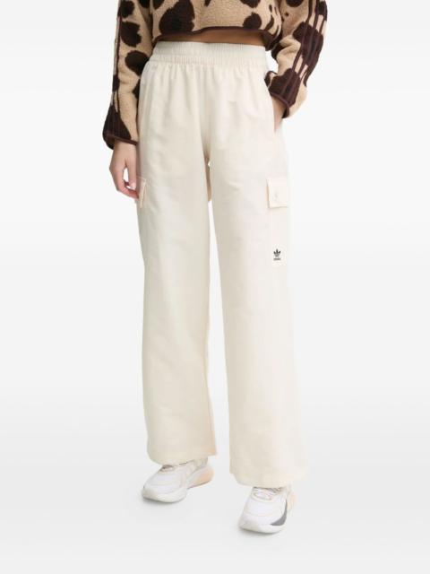 logo-embroidered cargo trousers