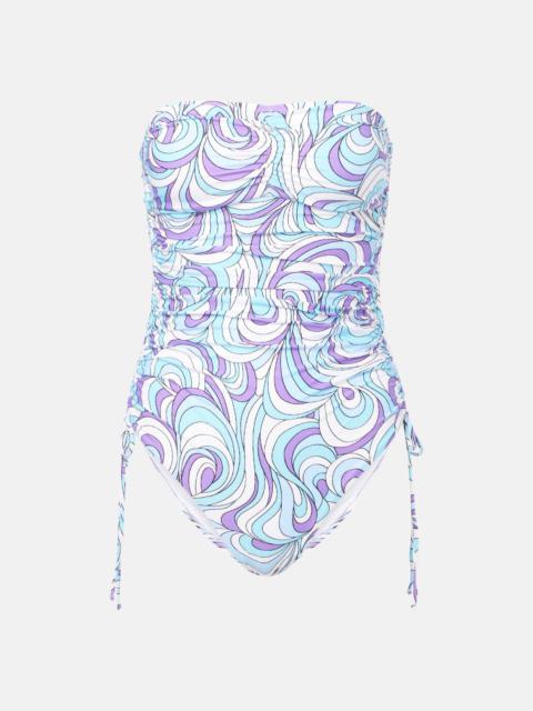 Sydney strapless shoulder swimsuit
