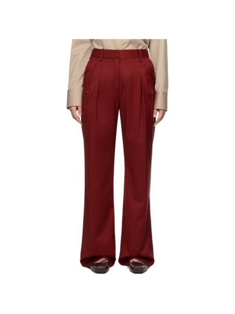 Burgundy Sbiru Trousers