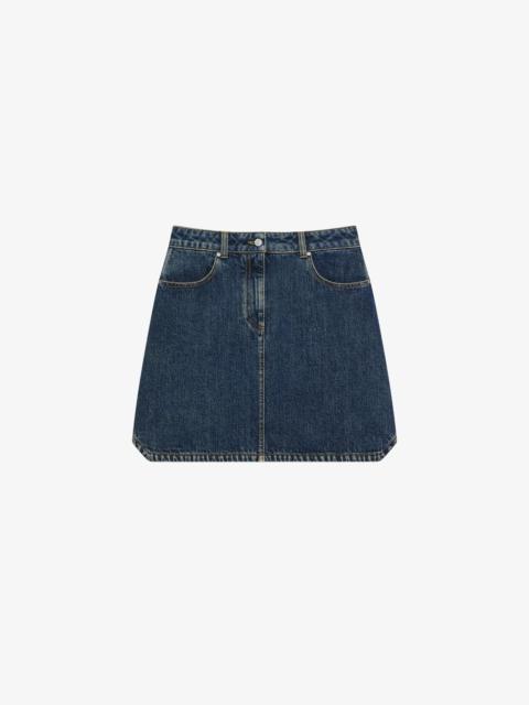 MINI SKIRT IN DENIM