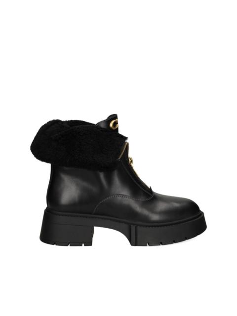 57mm Leah zip-up platform boots