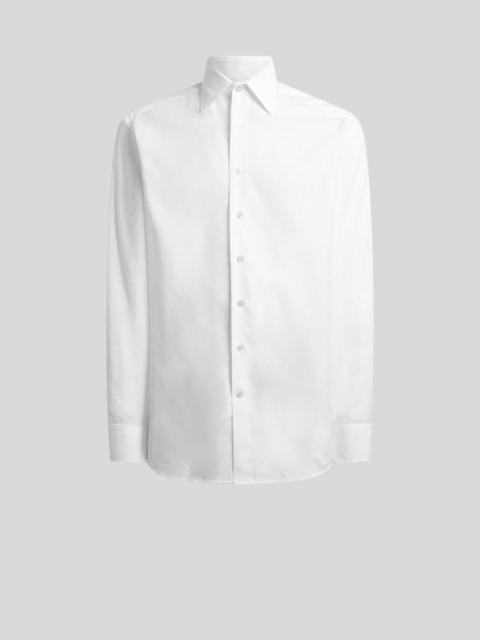 COTTON-BLEND FIL COUPÉ SHIRT WITH MICRO PAISLEY MOTIF