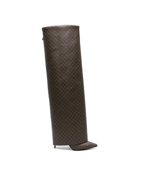 Ariel monogram folded boots