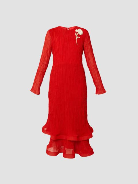 LONG SLEEVE MIDI DRESS