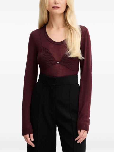 ribbed detail knitwear