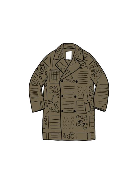 Supreme Military Trench Coat Olive Paisley
