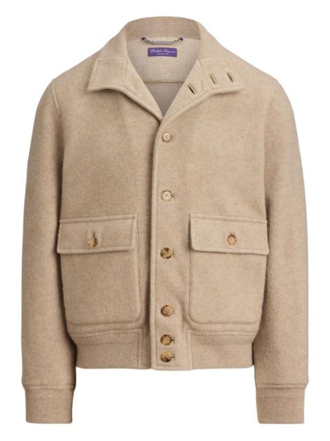 fleece pocket cardigan