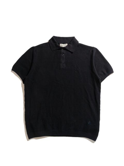 KPLP02 Knitted Polo Deep Black