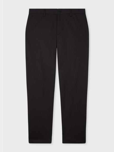 Navy Fine Cotton-Twill Chinos