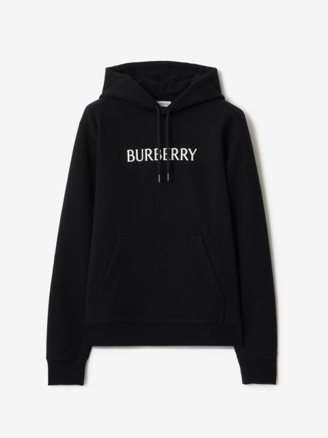 Logo Cotton Hoodie