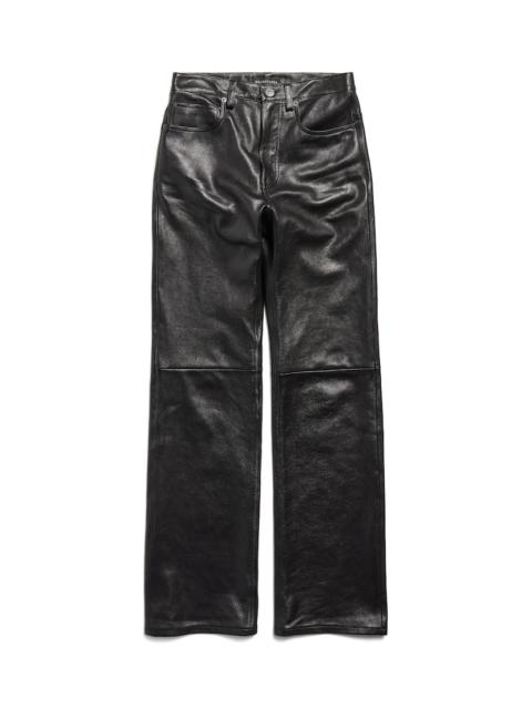 Women's Straight Fit Pants in Black