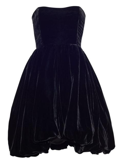 Veronica strapless bubble mini dress