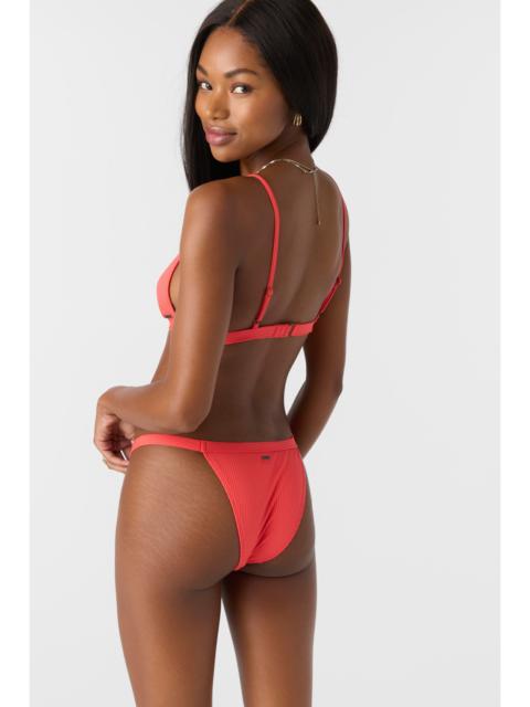 Saltwater Solids Rib Seaside Triangle Top