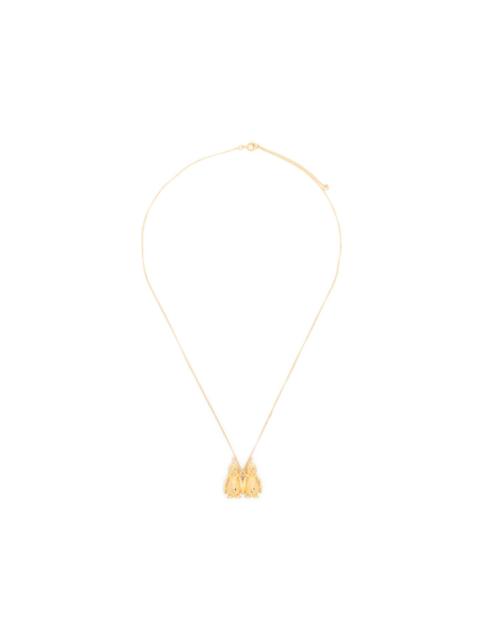 Gemini Zodiac Ballon twins-pendant necklace