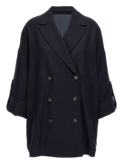 double-breasted coat