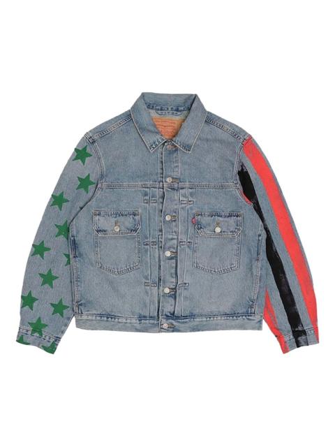 Cactus Tears Denim Plant denim jacket