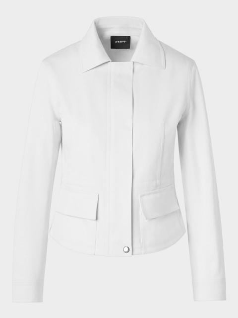 Hugh Stretch Denim Zip Jacket