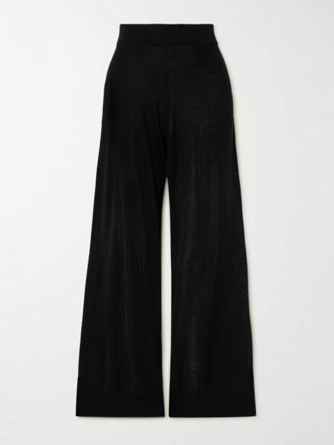 Knitted Wide-leg Pants