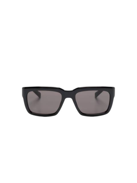 logo-print rectangle-frame sunglasses