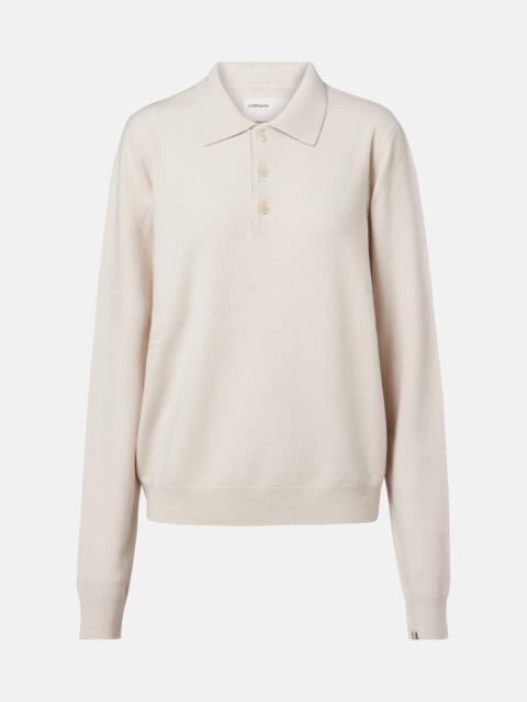 N°223 Be For cashmere-blend polo sweater